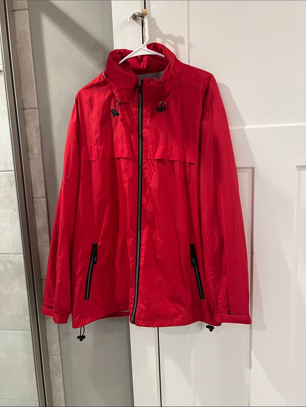 Women’s XL Red Lightweight Sonoma Windbreaker Jacket